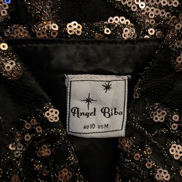 Angel Biba Romantics Sparkly Mini Dress size 8 - Picture 10 of 13